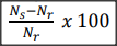 Which formula is used to calculate percentage slip of an AC 3 phase induction motor?